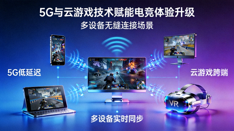 5G与云游戏技术如何赋能电竞体验升级 - 多设备无缝连接场景