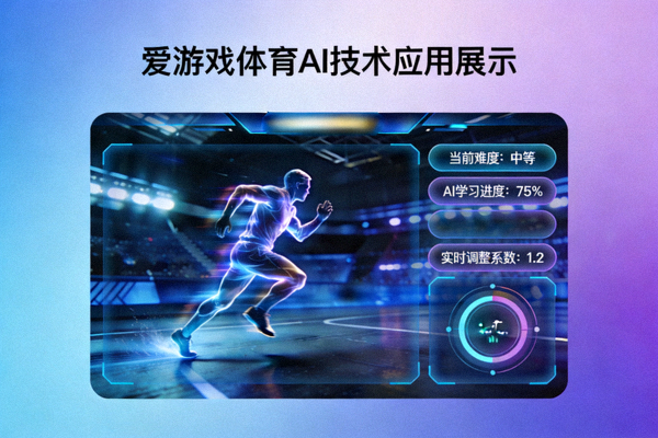 爱游戏体育AI技术在游戏中的应用展示 - AI对手与动态难度调整系统界面