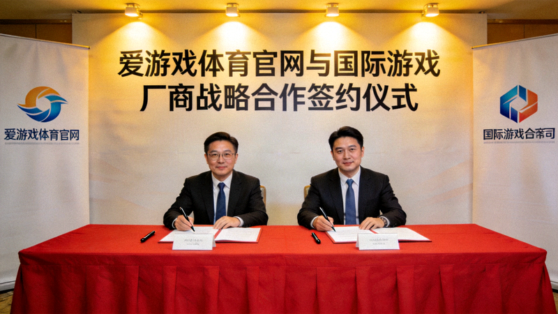 爱游戏体育官网宣布与国际游戏厂商战略合作签约仪式现场
