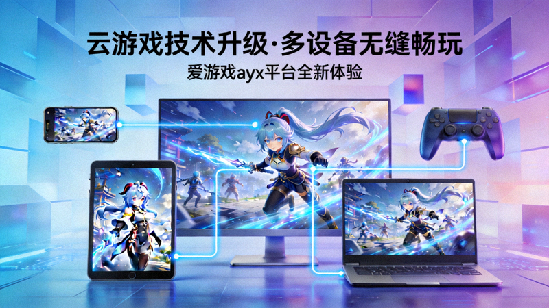 爱游戏ayx平台云游戏技术升级后，多设备无缝畅玩同一游戏的场景展示