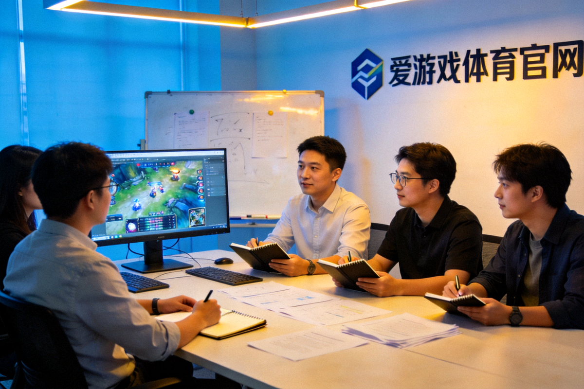 爱游戏体育官网团队协作工作场景 - 开发团队讨论游戏项目