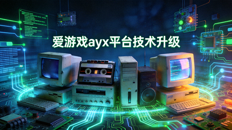 爱游戏ayx平台技术升级 - 复古电子设备与科技感电路元素